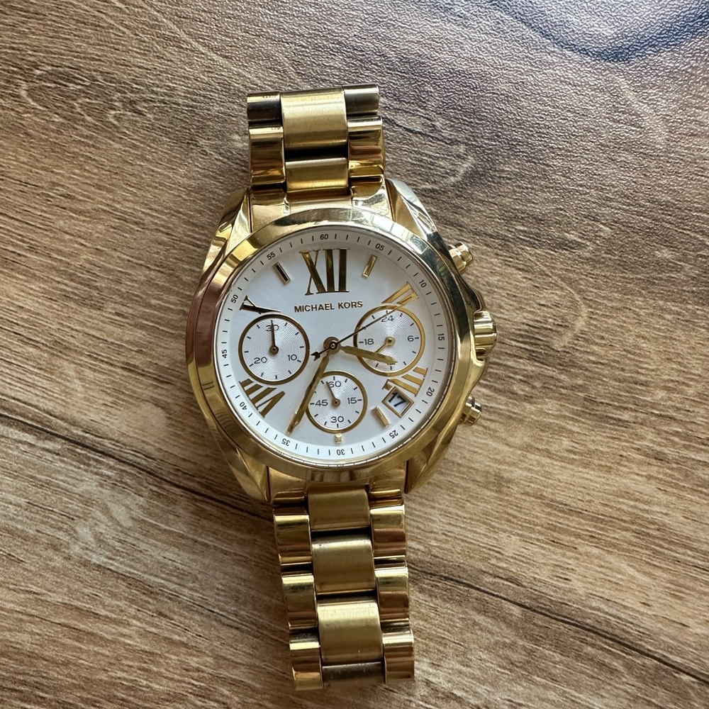 Michael Kors Gold Chronograph Watch